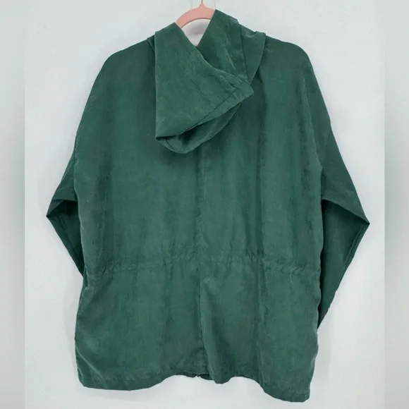 Lularoe Women's Green Full-Zip Hooded Jackie Jacket Women's Plus Size XL - Picture 5 of 9